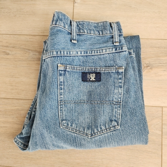 Wrangler Other - Wrangler 20Xtreme Low Rise Boot Cut Jeans Mens Size 35x32 Medium Wash Denim